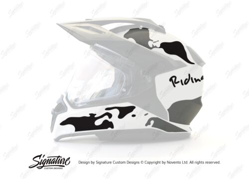 BMW Enduro 2015 Helmet White The Globe Black Grey