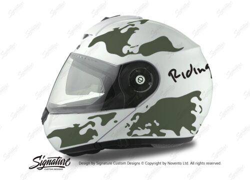 HEL 1734 Schuberth C3 Pro The World Military Green 01