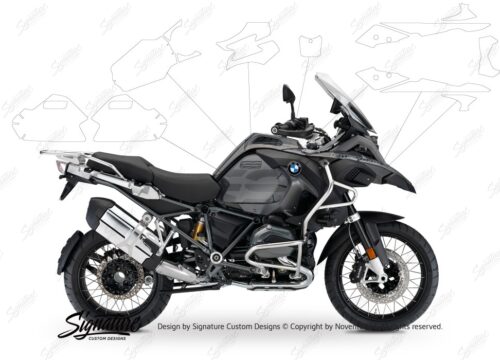 BPRF 2388 BMW R1200GS Adventure LC Triple Black Paint Self Healing Protective Film 01 1