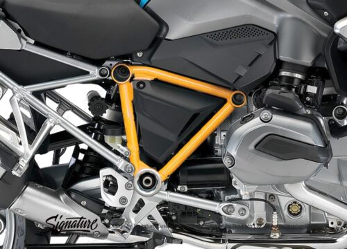 BFS 3095 BMW R1200GS LC 2013 2016 Fire Blue Pyramid Frame Wrap Yellow 02