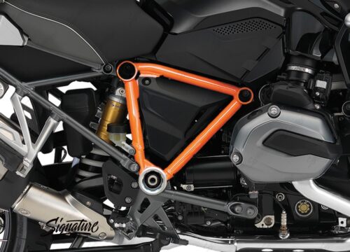 BFS 3099 BMW GS LC 2013 2016 Triple Black Pyramid Frame Wrap Orange 02