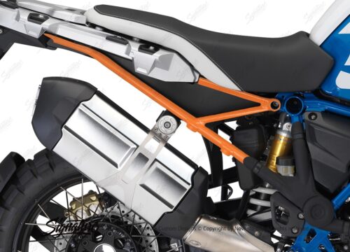 BFS 3118 BMW R1200GS LC Adventure 2018 Alpine White Rallye Subframe Wrap Orange 02