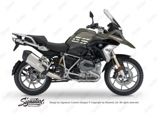 BKIT 3135 BMW R1200GS LC 2017 Alpine White Black Storm M90 Green Camo 01