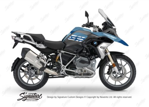 BKIT 3136 BMW R1200GS LC 2017 Alpine White Black Storm M90 Blue Camo 01