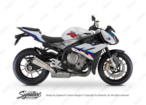 BKIT 3172 BMW S1000R Light White Alive Series Msport Colours Stickers Kit 01