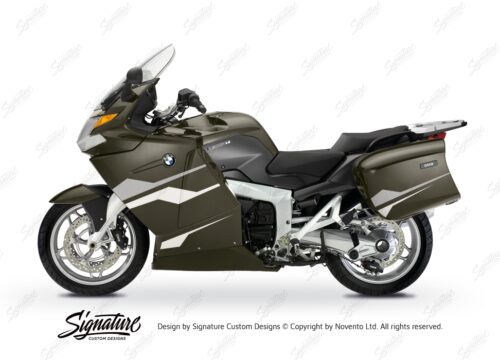 BKIT 3189 BMW K1200GT Magnesium Beige Metallic Stingray Series Silver White Stickers Kit 01