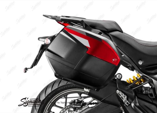 DSTI 3169 Ducati Multistrada 950 Red Panniers Wind Series Grey Variations Stickers Kit 02