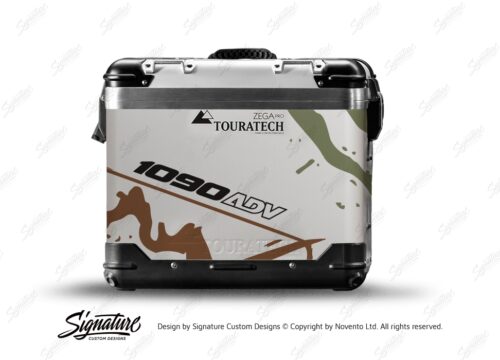 TSTI 3191 Touratech Zega Pro Aluminium Panniers Safari Series Military Stickers Kit 1090ADV