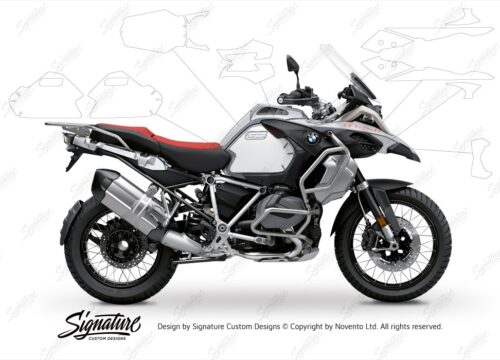 BPRF 3289 BMW R1250GS Adventure Ice Grey Standard Package Advanced Technology Protective Film 00 1