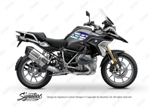 BSTI 3336 BMW R1250GS Black Storm Metallic Anniversary Limited Edition Tank Stickers Blue Variations 01