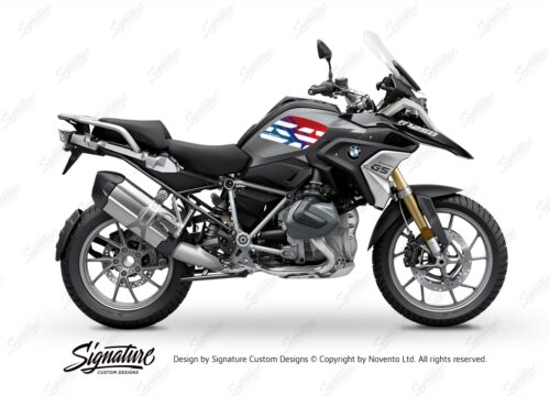 BSTI 3336 BMW R1250GS Black Storm Metallic Anniversary Limited Edition Tank Stickers Msport 01