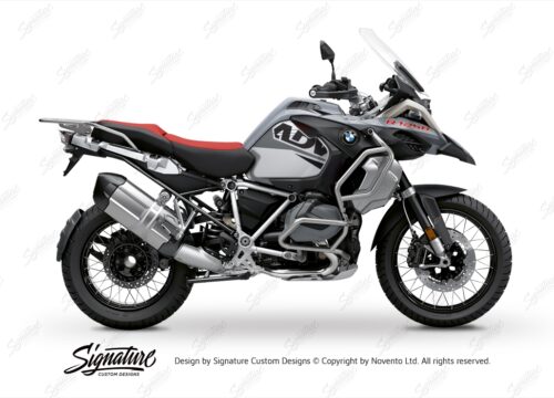 BKIT 3364 BMW R1250GS Adventure Ice Grey Alive Grey Variations Stickers Kit 01