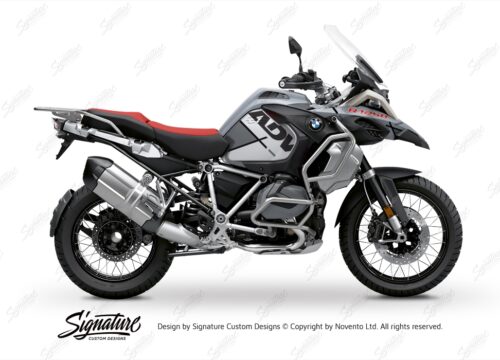 BKIT 3381 BMW R1250GS Adventure Ice Grey Vector Grey Stickers Kit 01