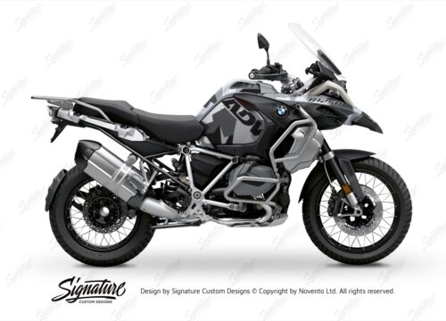 BKIT 3406 BMW R1250GS Adventure Ice Grey M90 Grey Variations Camo Full Wrap 01