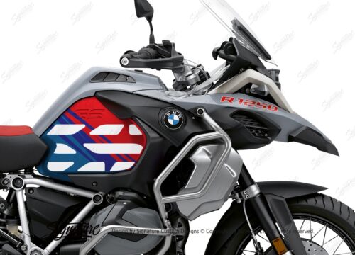 BSTI 3408 BMW R1250GS Adventure Ice Grey Anniversary Limited Edition Tank Stickers Msport 02