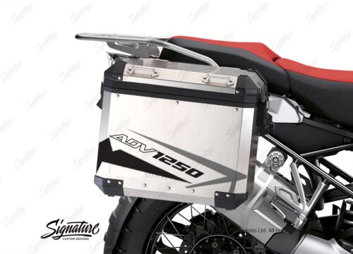 BSTI 3465 BMW R1250GS Adventure Pannier Spike Grey Variations Stickers Kit 02