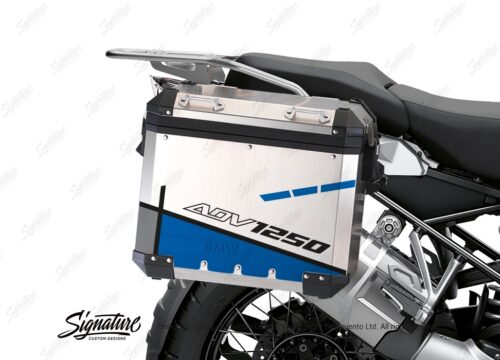 BSTI 3471 BMW R1250GS Adventure Pannier Vector Blue Stickers Kit 02