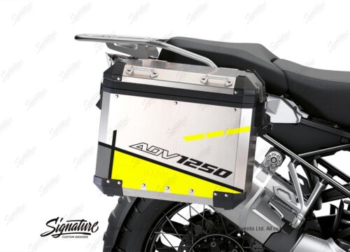 BSTI 3473 BMW R1250GS Adventure Pannier Vector Fluo Yellow Stickers Kit 02