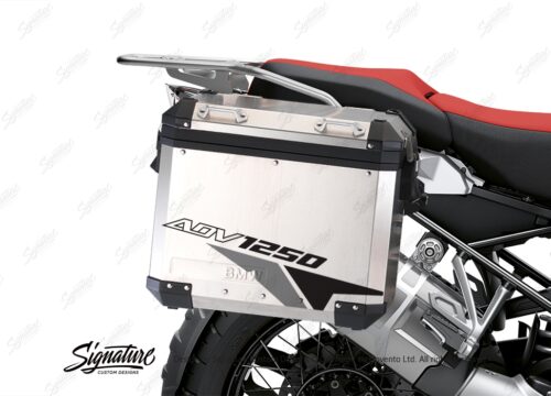 BSTI 3476 BMW R1250GS Adventure Pannier Velos Grey Black Stickers Kit 02