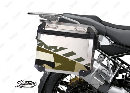 BSTI 3486 BMW R1250GS Adventure Pannier M90 Camo Military Stickers Kit 02