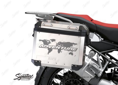 BSTI 3531 BMW R1250GS Adventure Panniers The Globe Grey Stickers Kit 02