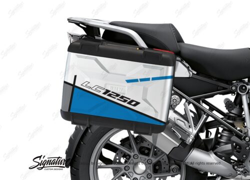 BSTI 3625 BMW R1250GS Vario Pannier Vector Blue Stickers Kit 02