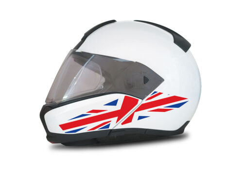 HEL 4009 BMW System 6 Helmet UK Flag Stickers