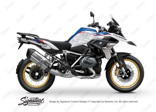 BKIT 3755 BMW R1250GS Style HP Splash Gray Stickers Kit 01