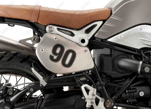 BPRF 3726 Puig BMW RnineT Alluminium Side Covers 90 Number Sticker Kit 01