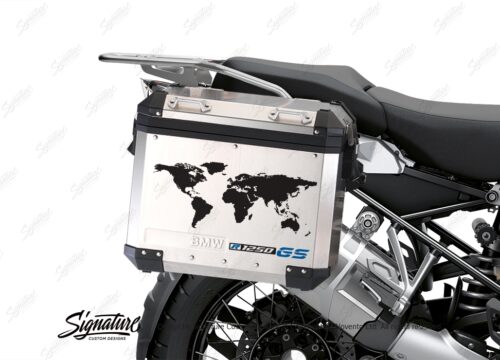 BSTI 3780 BMW GS Alluminium Panniers The World R1250GS Stickers Cobalt Blue 02