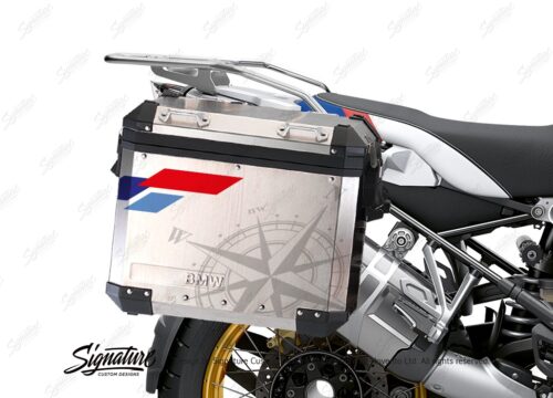 ΒΚΙΤ 3822 BMW Alluminium Panniers Compass V2 Stickers Kit 02