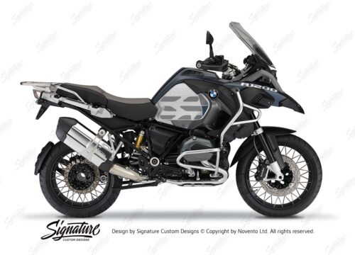 BKIT 3866 BMW R1200GS LC Ocean Blue GS Lines Style HP Grey Dark Blue 01