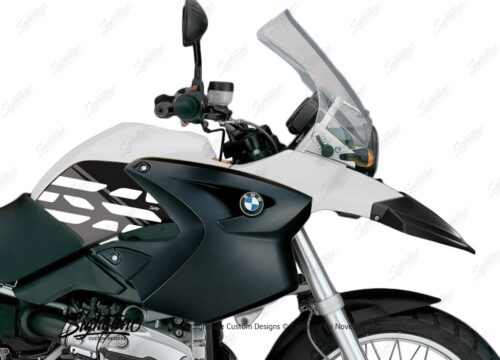 BKIT 3891 BMW R1200GS 2004 2007 Alpine White Style Anniversary LE Black 02