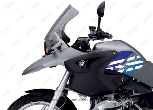 BKIT 3897 BMW R1200GS 2004 2007 Granite Grey Anniversary LE Blue 2