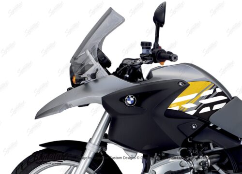 BKIT 3901 BMW R1200GS 2004 2007 Granite Grey Style Anniversary LE Yellow 02