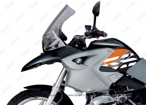 BKIT 3904 BMW R1200GS 2004 2007 Night Black Style Anniversary LE Orange 02