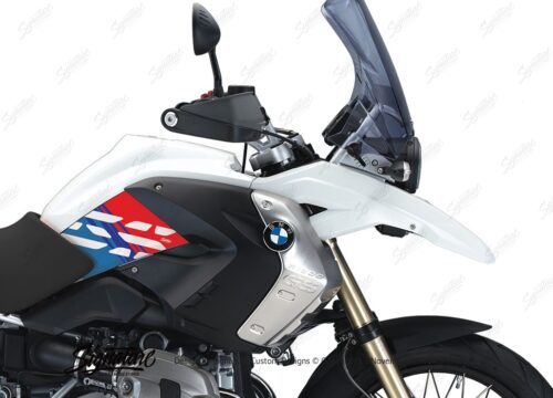 BKIT 3917 BMW R1200GS 2008 2012 Alpine White Style Anniversary LE M Sport Stickers 02