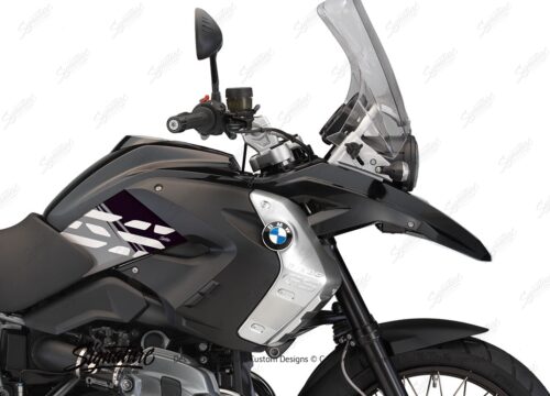 BKIT 3927 BMW R1200GS 2008 2012 Triple Black Style Anniversary LE Black Stickers 02