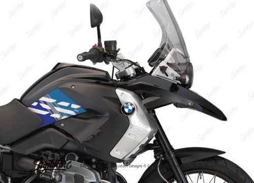 BKIT 3929 BMW R1200GS 2008 2012 Triple Black Style Anniversary LE Blue Stickers 02