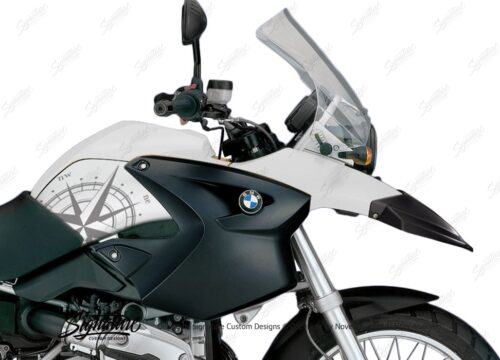 BSTI 3974 BMW R1200GS 2004 2007 Alpine White Compass Series Stickers 02