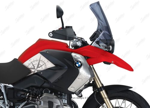 BSTI 3980 BMW R1200GS 2008 2012 Magna Red Compass Series Stickers 02