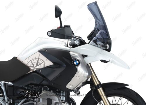 BSTI 3981 BMW R1200GS 2008 2012 Alpine White Compass Series Stickers 02