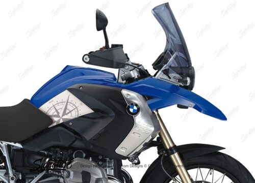 BSTI 3982 BMW R1200GS 2008 2012 Bright Blue Compass Series Stickers 02