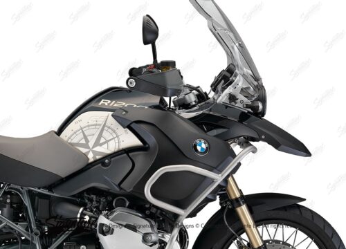 BSTI 3989 BMW R1200GS 2008 2013 Midnight Black Compass Series 02