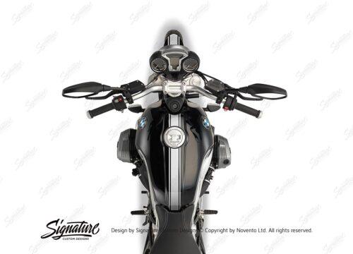 BKIT 4020 BMW R nineT Full Triple Stripes Stickers White 2