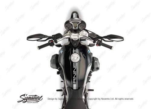 BKIT 4022 BMW R nineT Full Stripes Stickers White