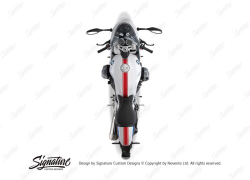 BKIT 4026 BMW R nineT Racer Full Triple Stripes Stickers Red