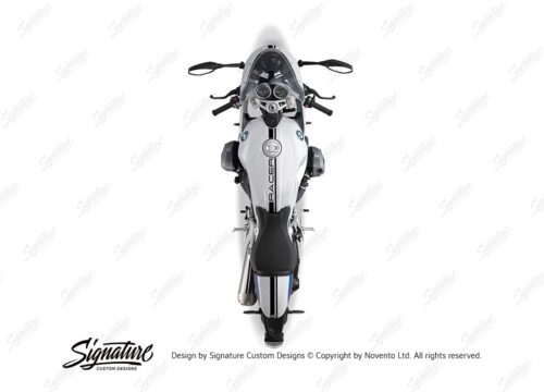 BKIT 4028 BMW R nineT Racer Full Stripes Stickers black