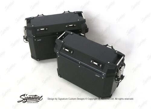 TPRF 4211 Triumph Expedition Black Aluminum Side Panniers 37L Protective Films 05