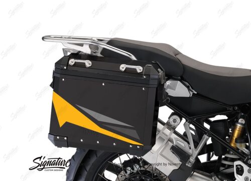 BSTI 4059 BMW Aluminum Panniers Black Alive Series Yellow Grey Silver 02